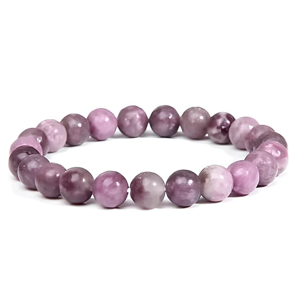 Labradorite Round Bead Bracelet for Men & Women (8mm)