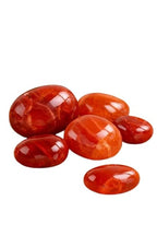 Natural Warm Red to Deep Burnt Orange tumbles