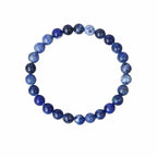 Sodalite Round Bead Bracelet for Men & Women (8mm)