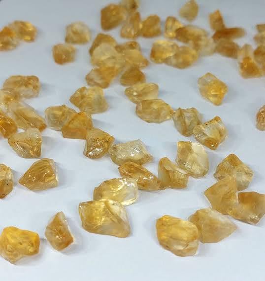 Natural Heated Raw Citrine Stone (Merchant’s /Sun Stone) (100gm)