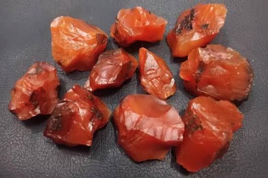Natural Raw Red Carnelian (Singer’s Stone/Artist’s/Motivation)