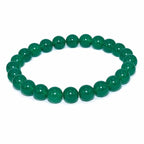 Jade Round Bead Bracelet for Men & Women (8mm)