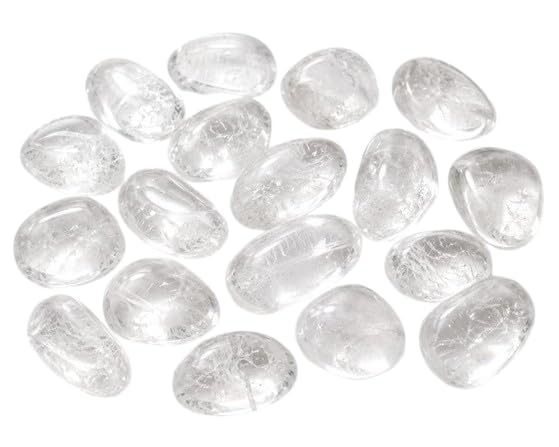 Natural Clear Quartz tumbles