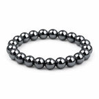 Hematite Round Bead Bracelet for Men & Women (8mm)