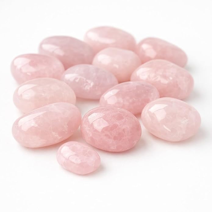 Natural Rose Quartz Tumbles (50gm)