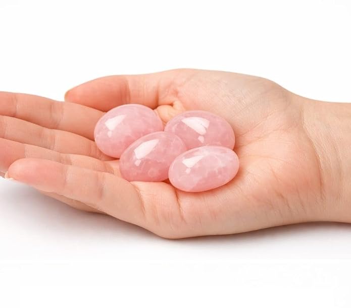 Natural Rose Quartz Tumbles (50gm)