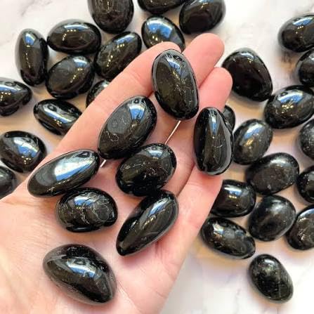 Store Polished Black Tourmaline Tumble Stone (50gm)
