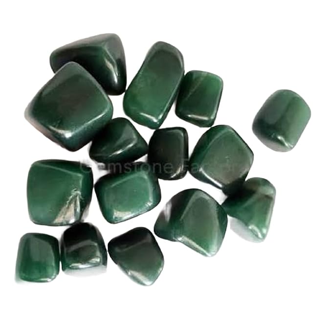 Store Polished Green Jade Tumble | Natural Imperial stone