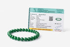 Jade Round Bead Bracelet for Men & Women (8mm)