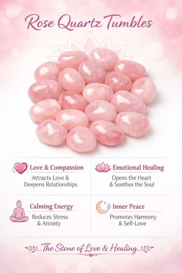 Rose Quartz Tumble Stone (50g)