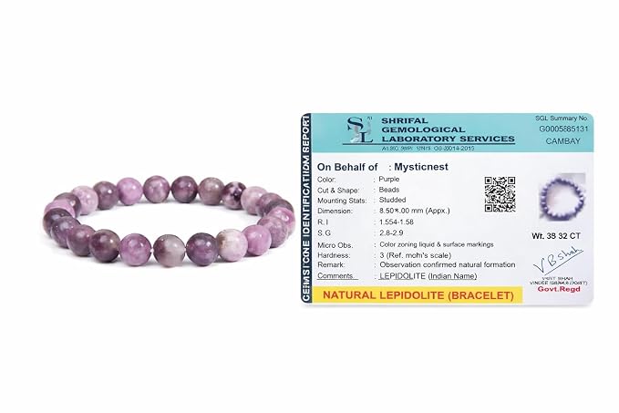 Labradorite Round Bead Bracelet for Men & Women (8mm)