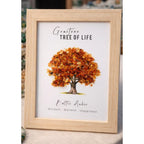 MYSTICNEST Baltic Amber Tree of Life Frame