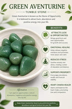 Green Aventurine tumbles (50gm) | Lucky & Gambler’s Stone |