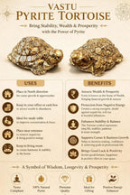 Natural Pyrite Tortoise for Good Luck