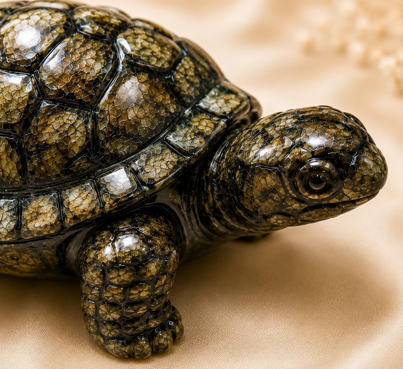Natural Pyrite Tortoise for Good Luck