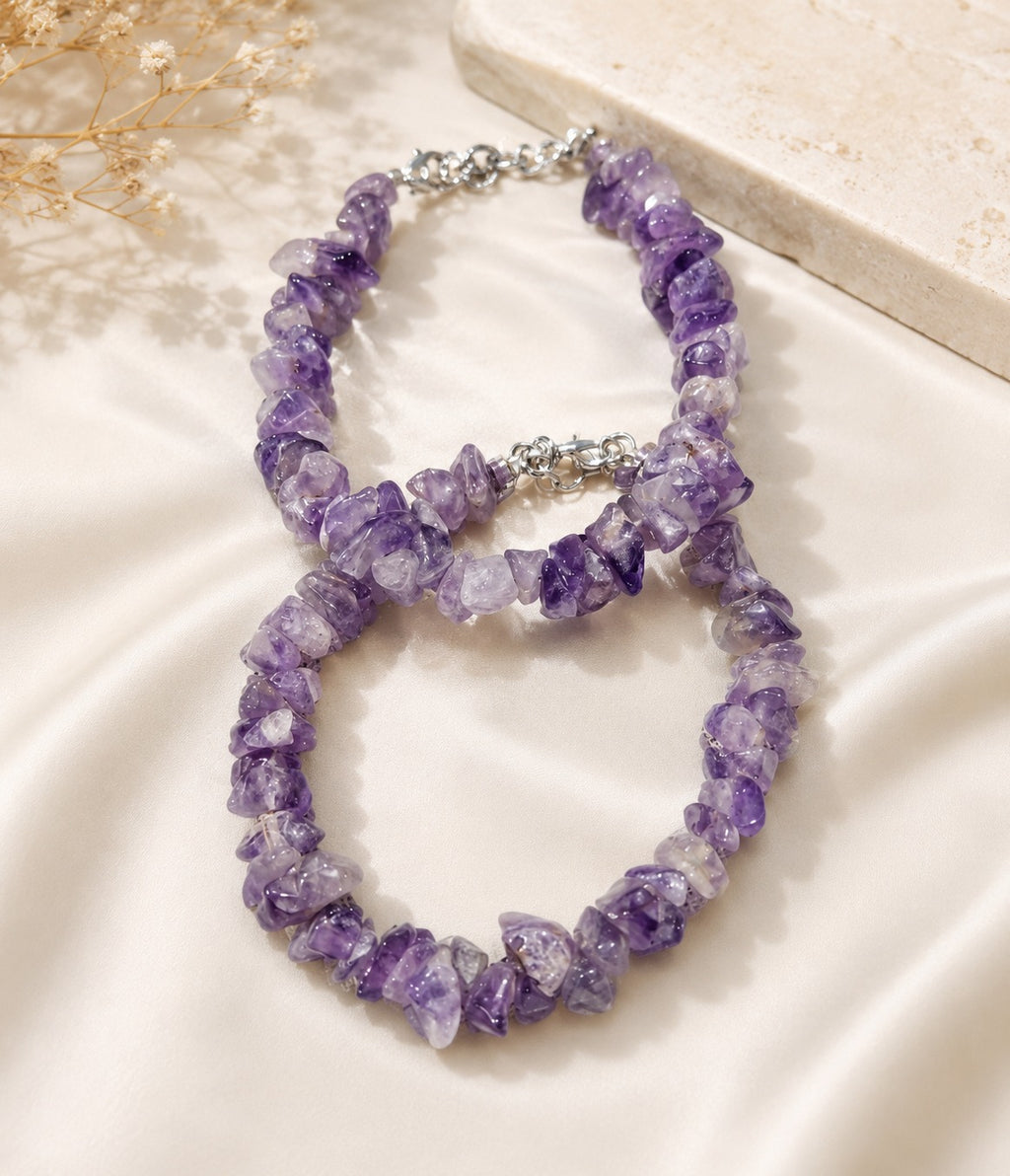 Amethyst Crystal Bracelet