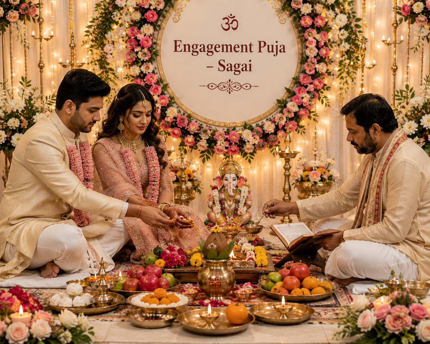 Engagement Puja – Sagai