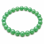 Green Aventurine Round Bead Bracelet for Men & Women (8mm)