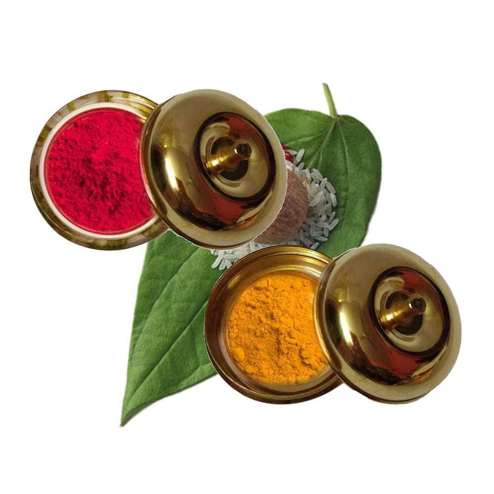 Divya Tilak Set Kumkum Haldi Chandan Chawal