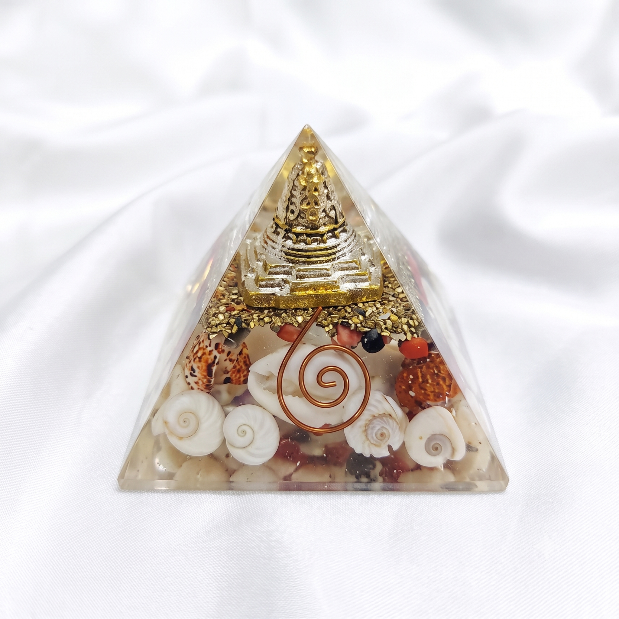 Amethyst Pyramid Bracelet
