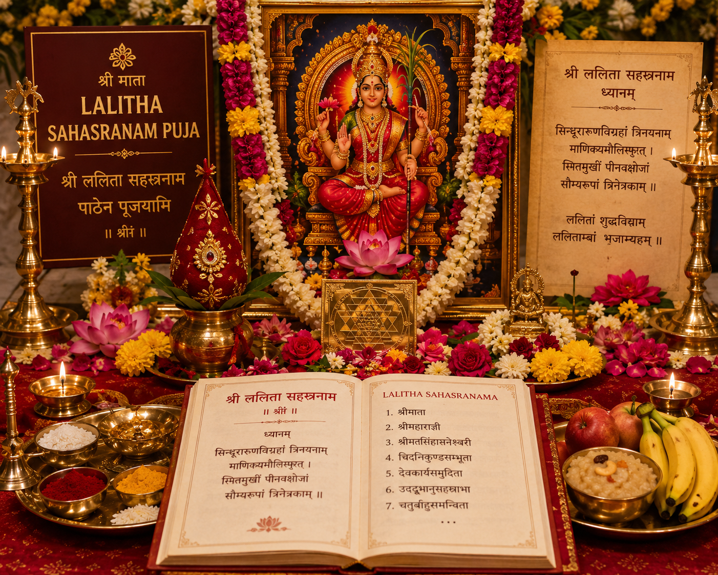 Lalitha Sahasranam Puja