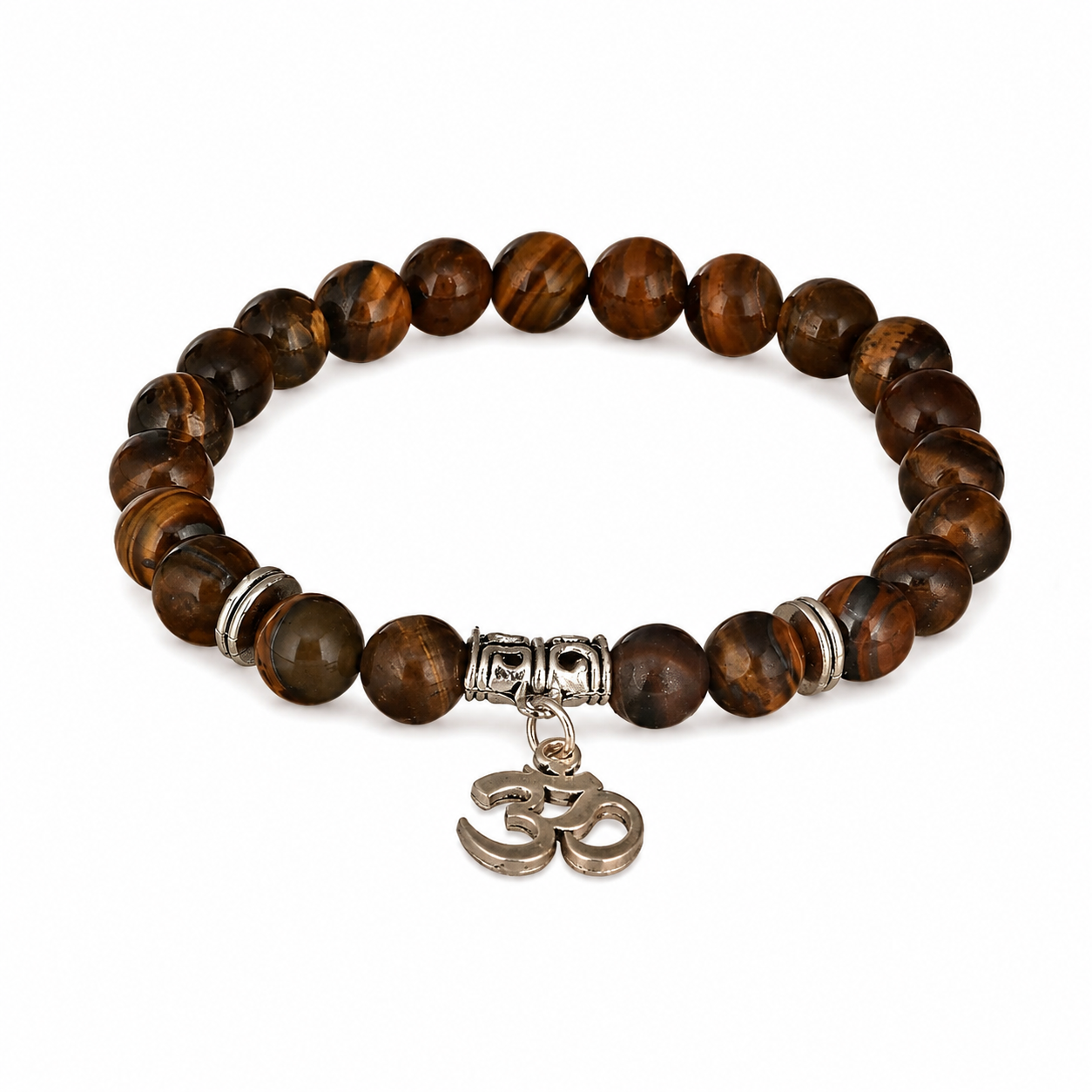 Natural Tiger Eye Om Band