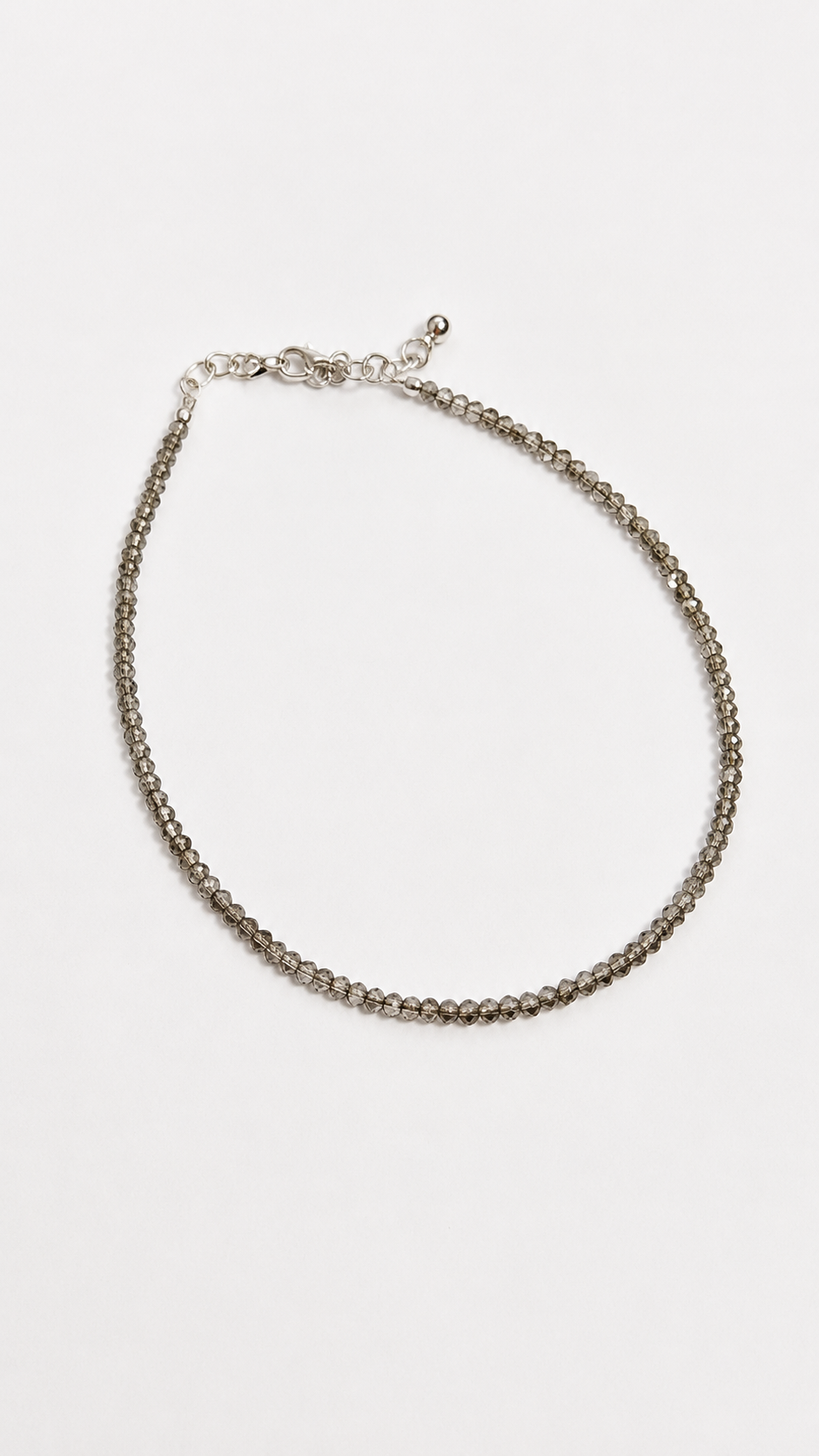 Pyrite Faceted Seed Bead Bracelet with Lobster Clasp